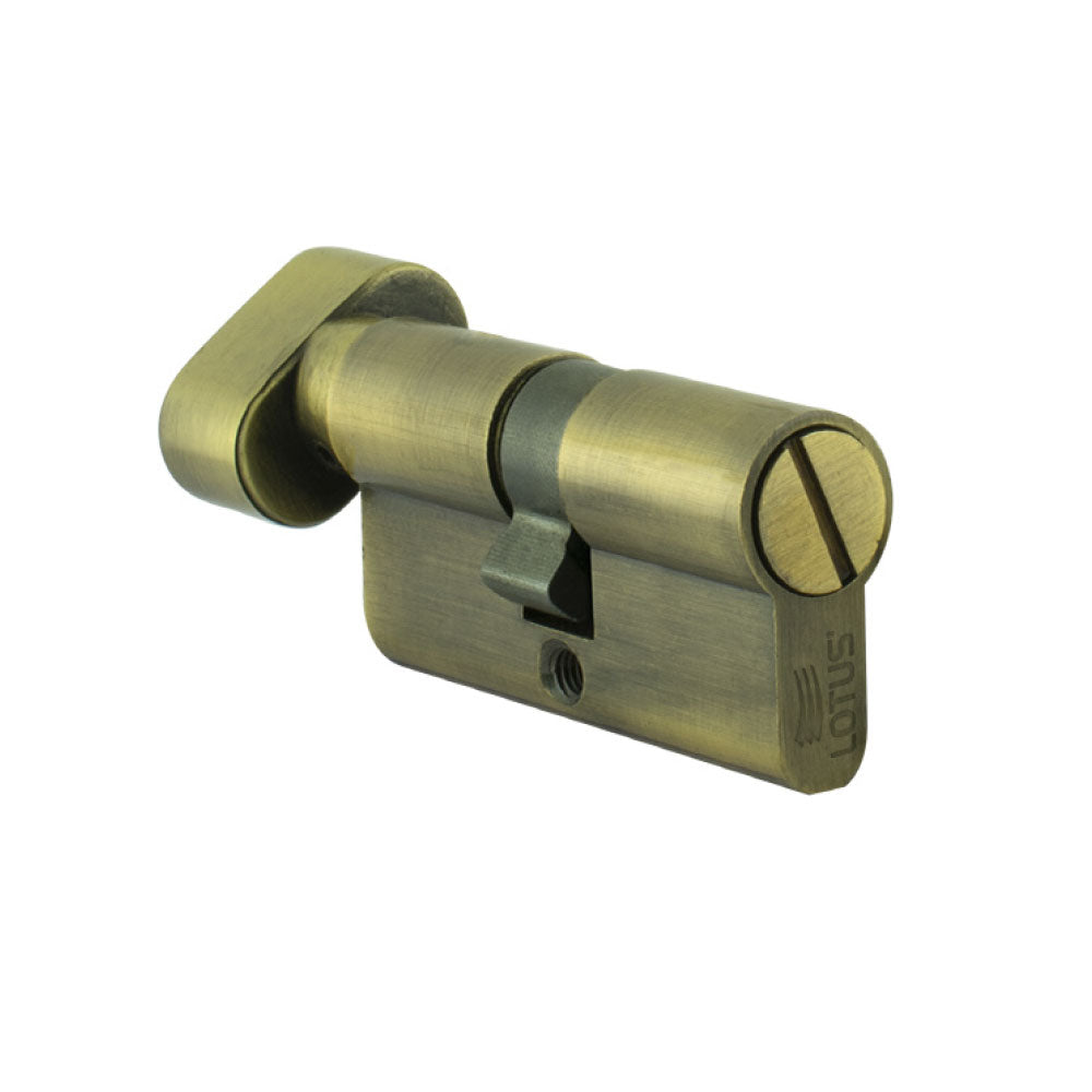 Cilindro 60mm bronce antiguo mariposa-baño