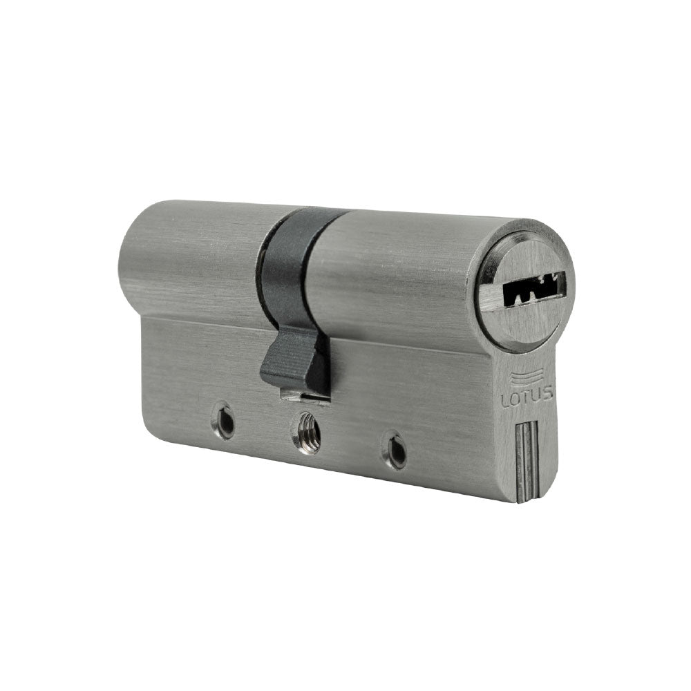 Cilindro reforzado 70mm satin llave-llave megacanal 5 llaves
