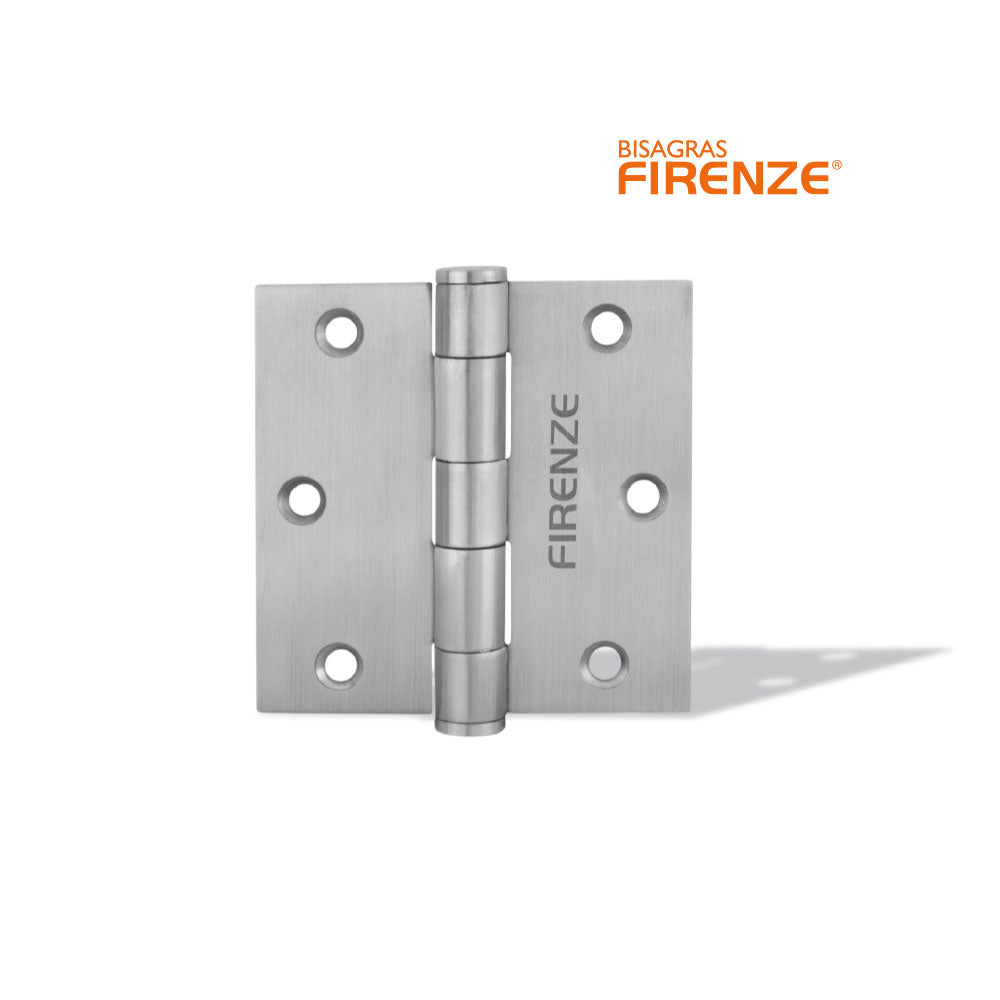 Bisagra firenze 2"x2"x2mm (par) acero inoxidable sus304