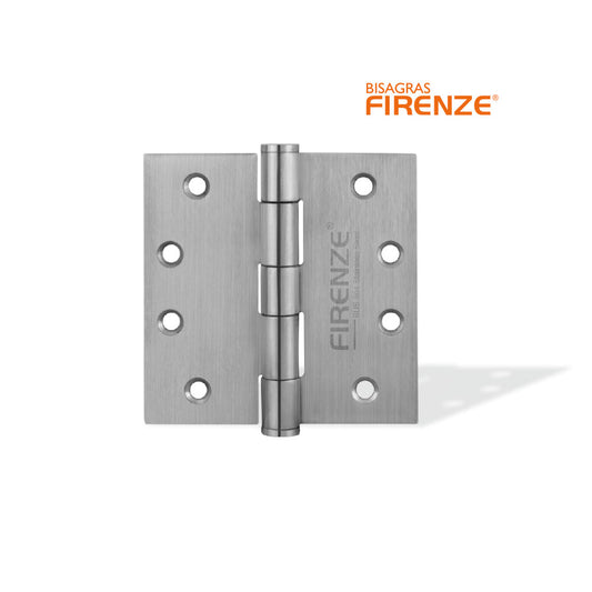 Bisagra firenze 5"x4"x3.00mm (par) acero inoxidable sus304