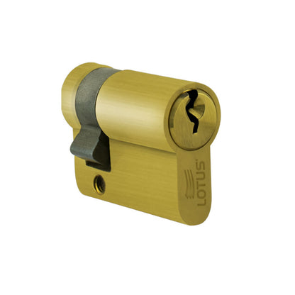 Cilindro 40mm bronce pulido llave-ciego 3 llaves