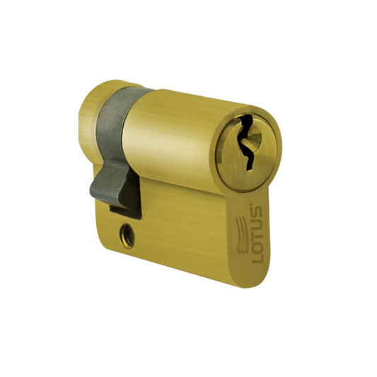 Cilindro 40mm bronce pulido llave-ciego 3 llaves