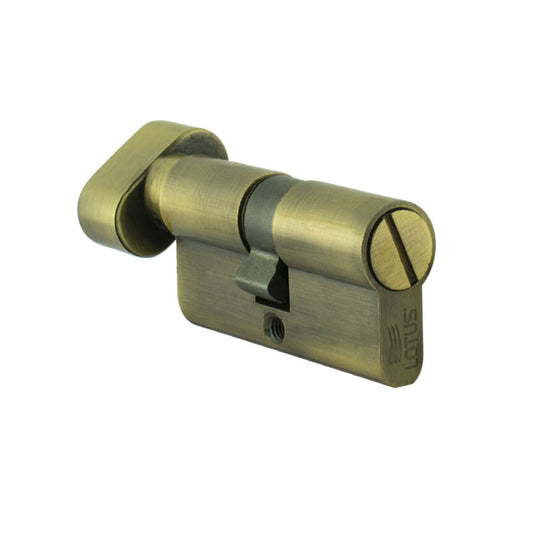 Cilindro 60mm bronce antiguo mariposa-baño