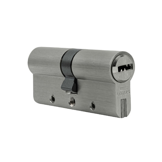 Cilindro reforzado 70mm satin llave-llave megacanal 5 llaves