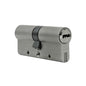 Cilindro reforzado 70mm satin llave-llave megacanal 5 llaves