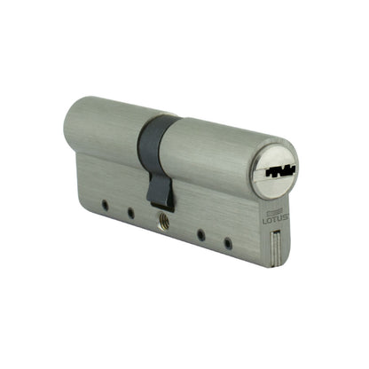 Cilindro reforzado 80mm satin llave-llave megacanal 5 llaves