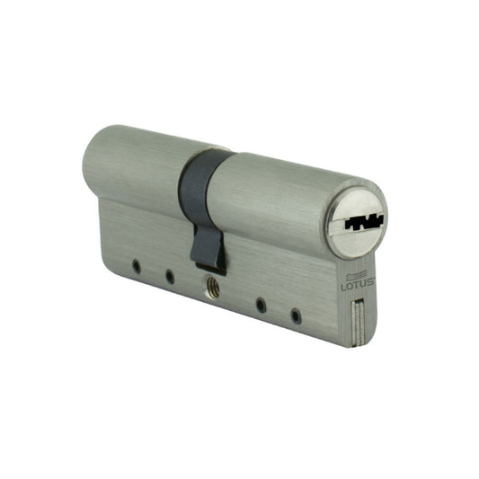 Cilindro reforzado 80mm satin llave-llave megacanal 5 llaves