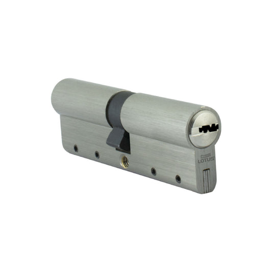 Cilindro reforzado 90mm satin llave-llave megacanal 5 llaves