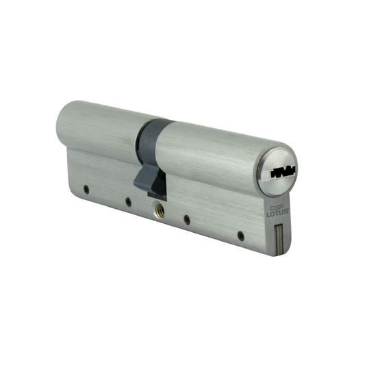 Cilindro reforzado 100mm satin llave-llave megacanal 5 llaves