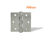 Bisagra firenze con rodaje 3"x3"x2mm (par) acero inoxidable sus304