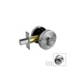 Cerrojo de seguridad round polish chrome llave-mariposa