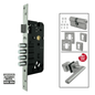 Kit cerradura 4 pines 2 golpes ss304 bocallave decorativo manija bruselas sqr