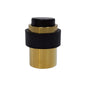Tope de puerta spazio doble satin gold acero inoxidable sus304