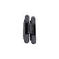 Bisagra oculta italy matte black 30x140mm